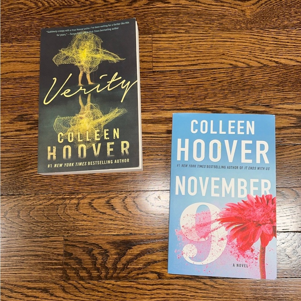 Colleen Hover Books Verity and November 9